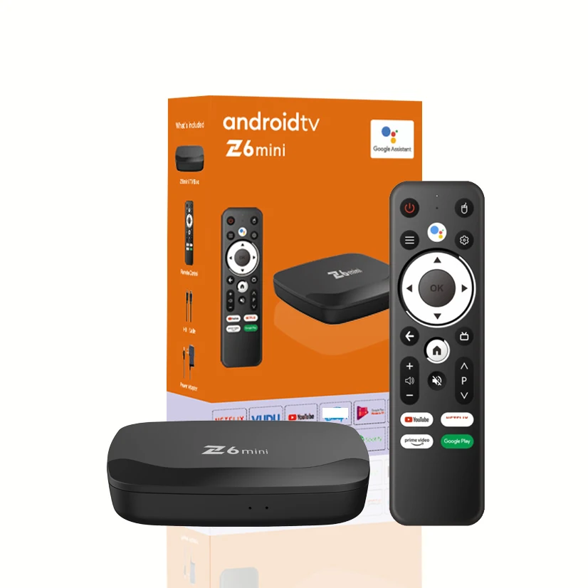 アンドロイドボックス ネットワークプレーヤー スマートセットトップボックス… 新着スマートTVBOX 4K Z6ミニAndroidネットワークHDプレーヤー
