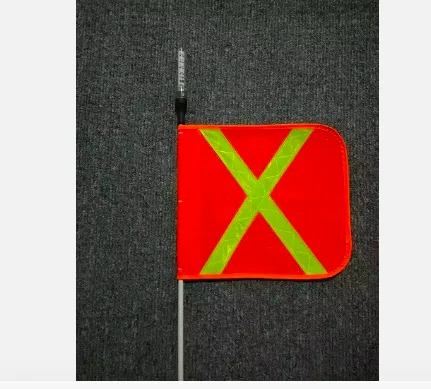 Safety Flags Reflective Flags for Mining Vehicles Super Bright LED Whip Flags