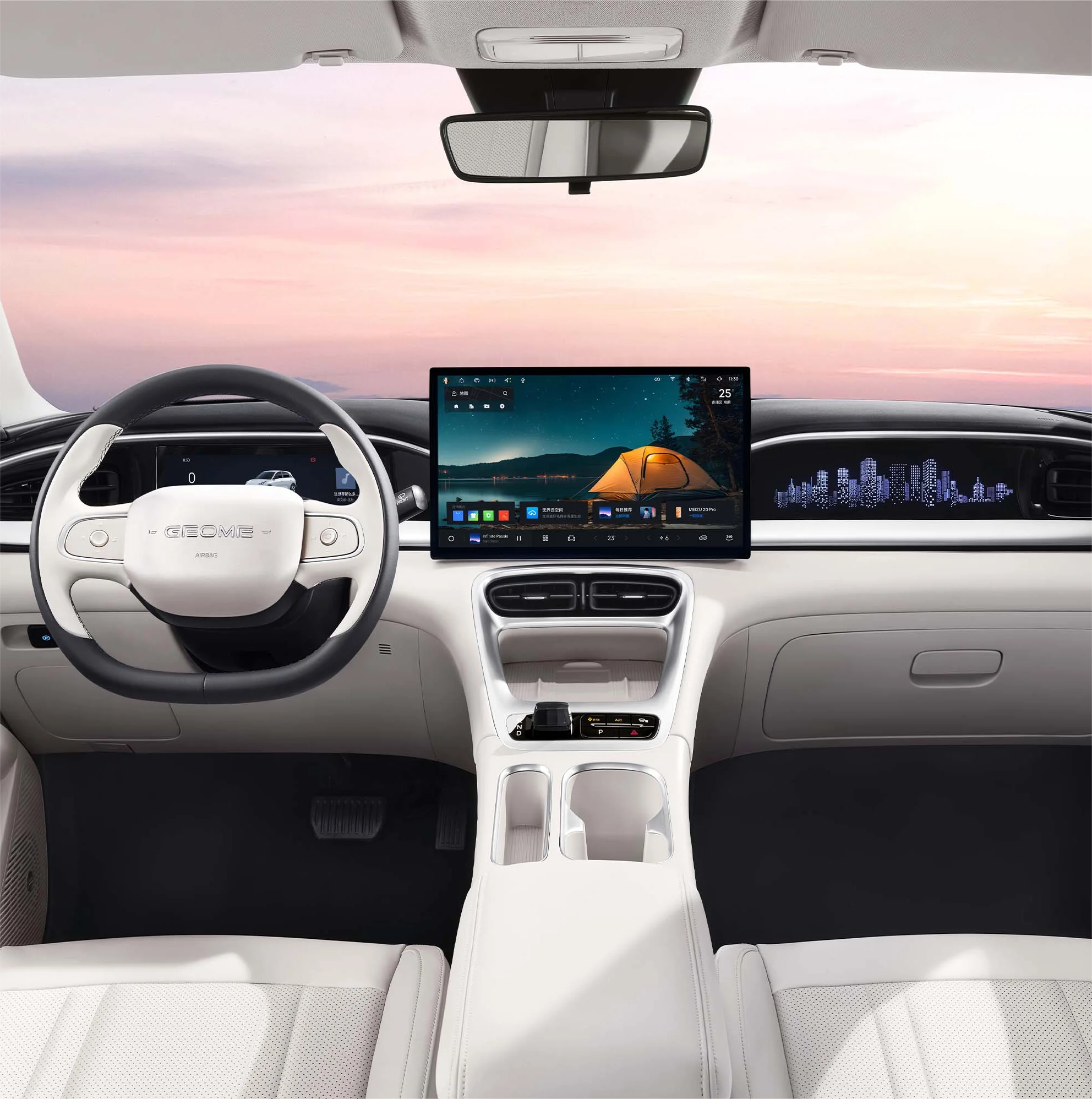 Small Electric Vehicles Geely Xingyuan 2024 Model EV Cars 5 Doors 5 Seats 310KM 410KM Pure Electric Cars