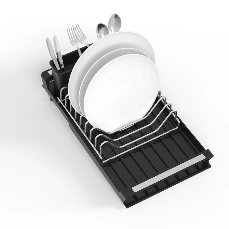 Adjustable Sink Dish Drainers Drain Basket Kitchen Organizer Over Sink