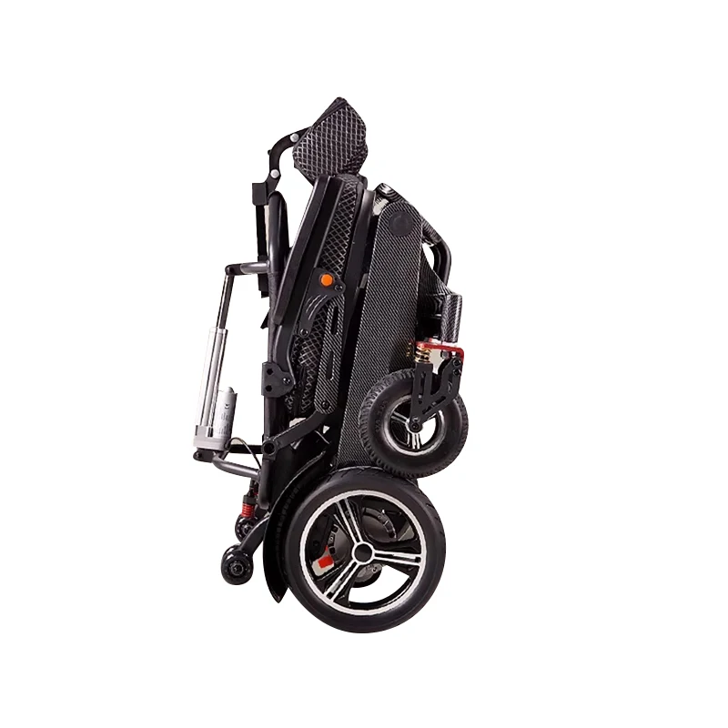 Lightweight Anti-slip shock-absorbing tire Manual/Electric lying down handicapped electric wheelchair power chair factory