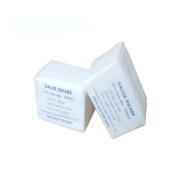 Disposable Nonwoven Fabric Raw Biodegradable Disposable Non-woven Gauze Sponges for Medical 100% Biodegradable