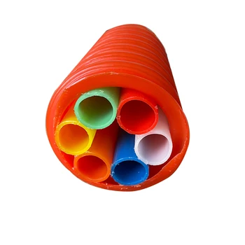 Free Sample Available 6 Micro Tubes 7 Micro Tubes COD Corrugated Optic Duct For Highway Threading Pipe