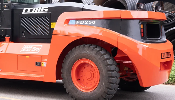 Goodsense New Hydraulic Forklift 25 Tons Loading Gasoline Powered Solid Tire Forklift 3