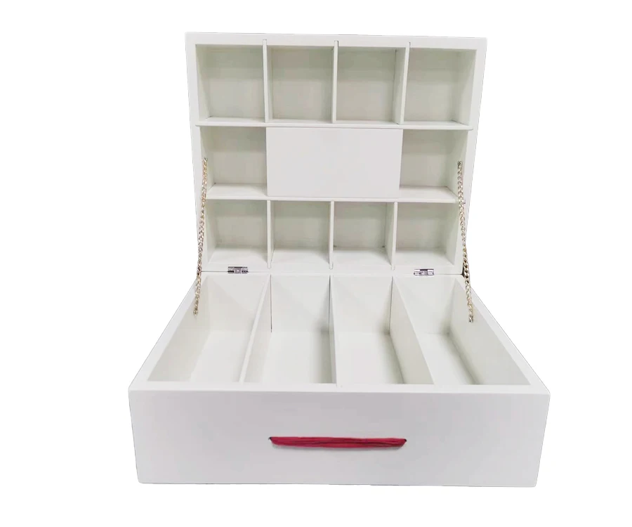 Household Organizer Clothing Storage Box Organizer White Storage Box