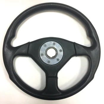 Universal Automotive General Steering Wheel 350mm PU Modified Steering Wheel 14inch Racing Automobile Aiming Circle