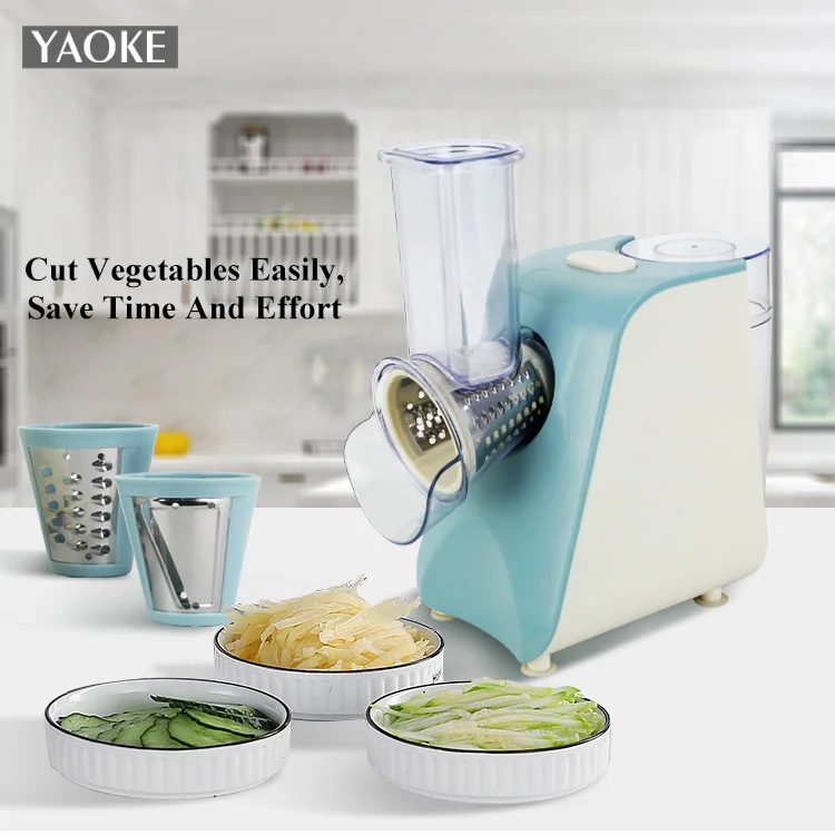 Food Processor Vegetable Cutter Round Electric Slicer Grater