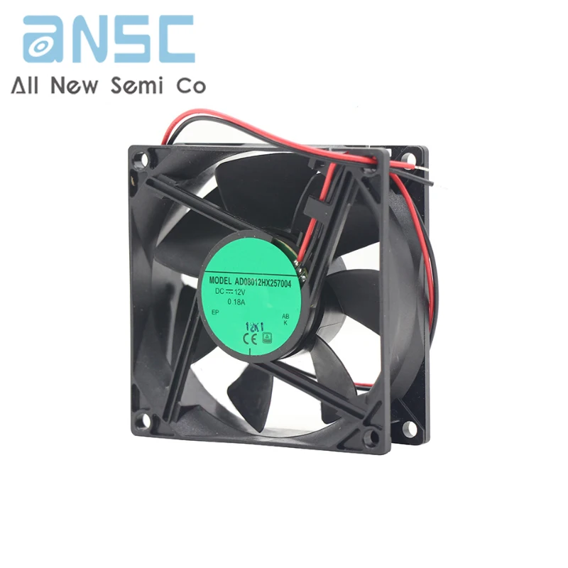 Original Axial flow fan  AD08012HX257004 12V  80*80*25mm  0.18A BenQ projector fan