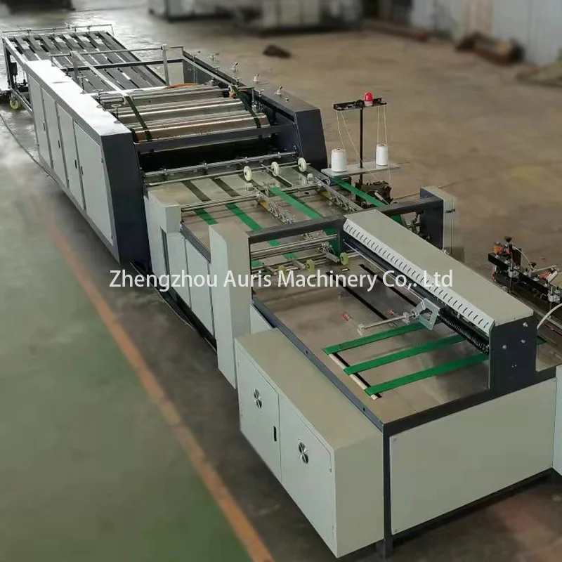 ПЛК-контроль, 3 дюйма, 4 цвета, плетеные мешки из ПП, цементные мешки, машина для производства резки, шитья, печати, сбора, изготовления