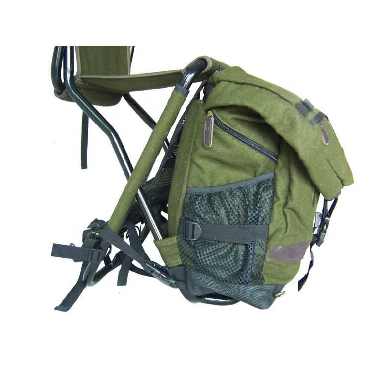 Chaise pliante durable de sac à dos de Melton de HIBO pour des