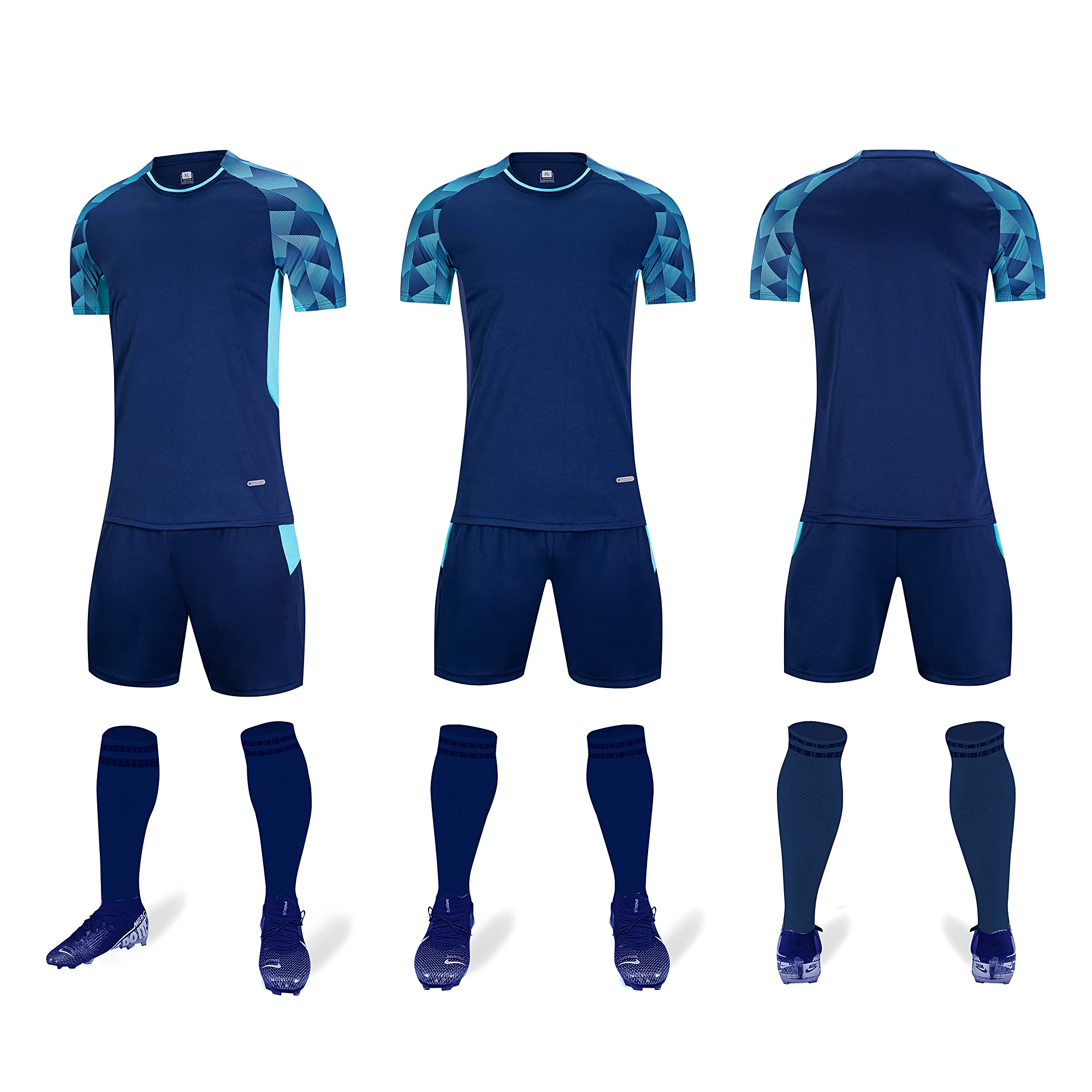 Men Navy Blue Soccer Jersey