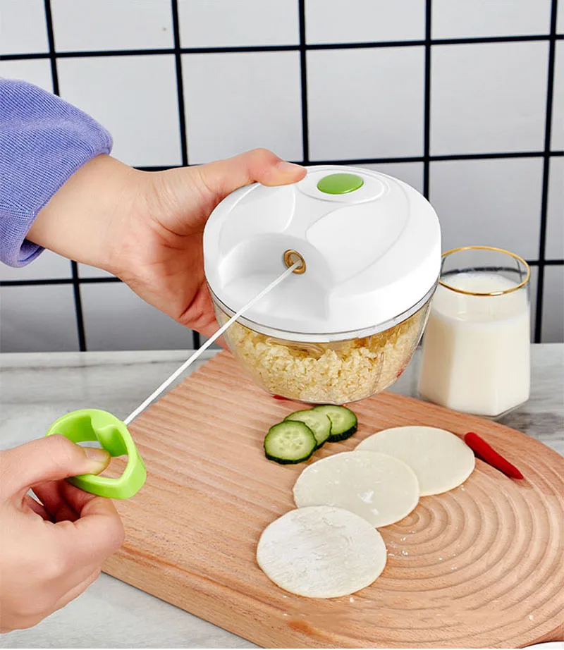 Portable Vegetable and Food Cutter Manual Garlic Puller Fruit