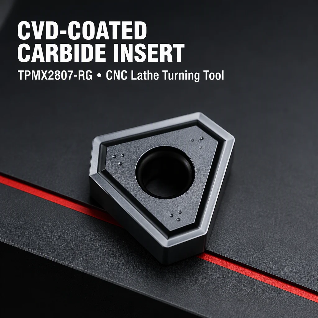 CNC Tools Deep Hole Drilling Inserts TPMX OEM ODM for Stainless Steel / Steel / Cast Iron