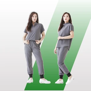 Classic OEM Women's Hospital Scrubs Stretchy Rayon Custom Logo Comfortable Nurse Uniform Sets