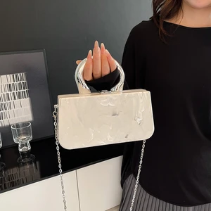 New Design Luxury Women Evening Bag Chain Shoulder Bag Shell Clip Designer Handbag Fashion Purse Party Wedding Clutch