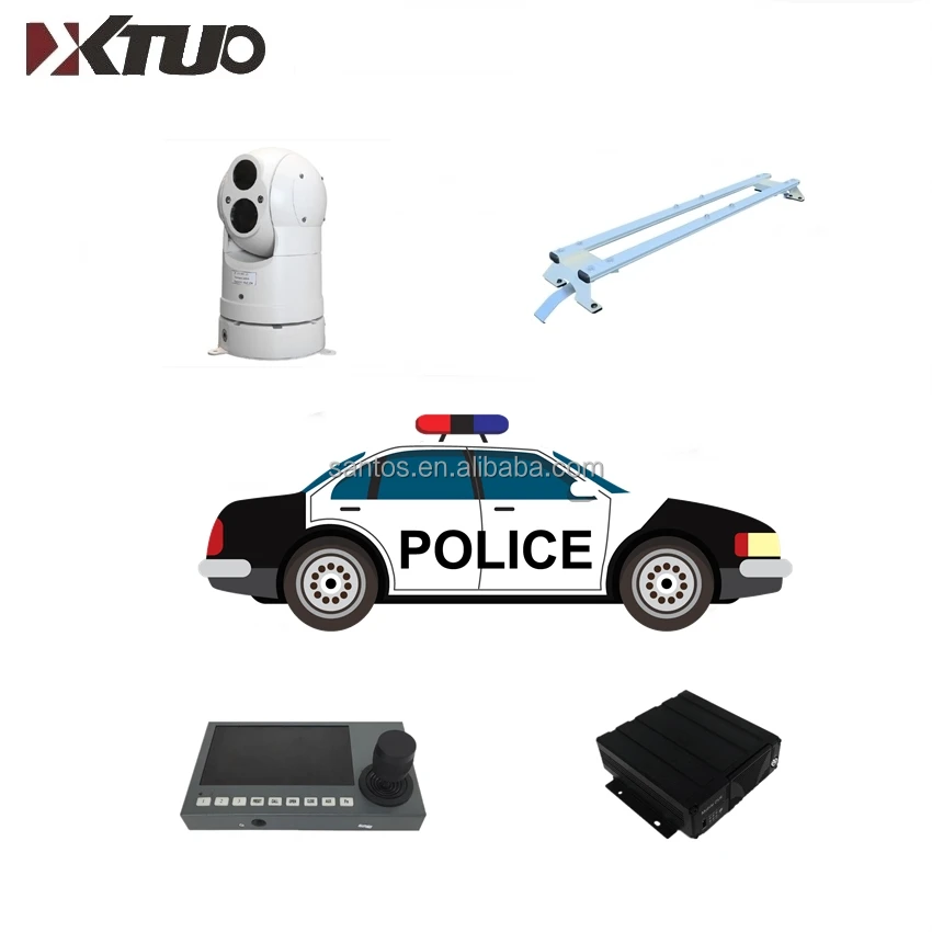2KM Cheap Price Vehicle Mounted Infrared Thermal Surveillance Camera