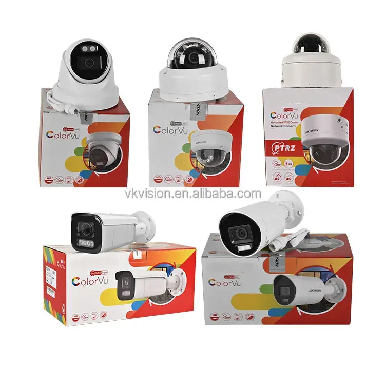 Hik Vision 4MP 5MP 8MP Sim Card Motion Detection Two Way Audio 4K Security CCTV Network Camera Poe Ip Camera