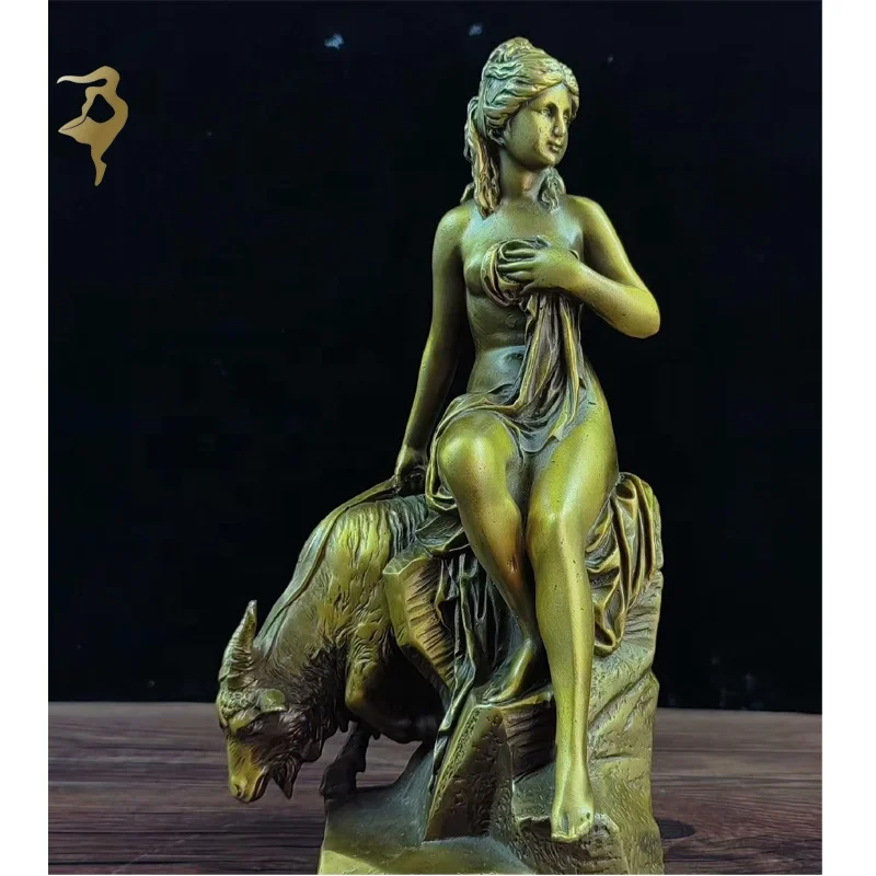 Metal European Modern Design Style Decorative Marilyn Monroe Statue Beautiful Nude Woman Bronze Figure Sculpture