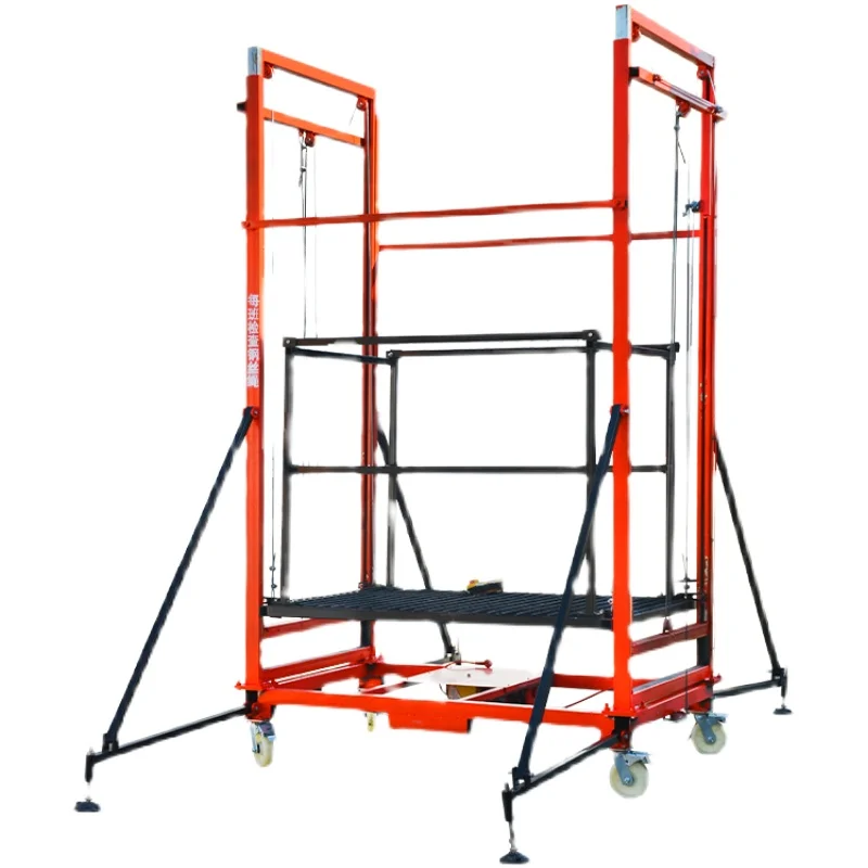 500kg 2-10m Mobile Scaffoldings Automatic Lift Platform Lifting ...