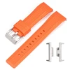 Orange+silver buckle