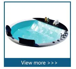 Factory Sell Luxury Freestanding Whirlpool Bath Tub Bubble Soaking 2 Person Hot Tub Custom Massage Bathtub With Spa