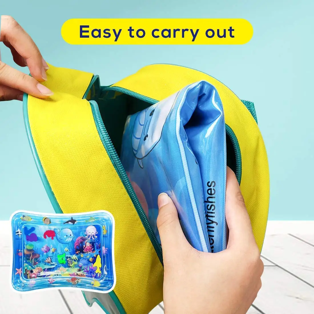 Factory Wholesale Baby Inflatable Water Play Mat Kids&baby Tummy Time Play Mat For Sale Water