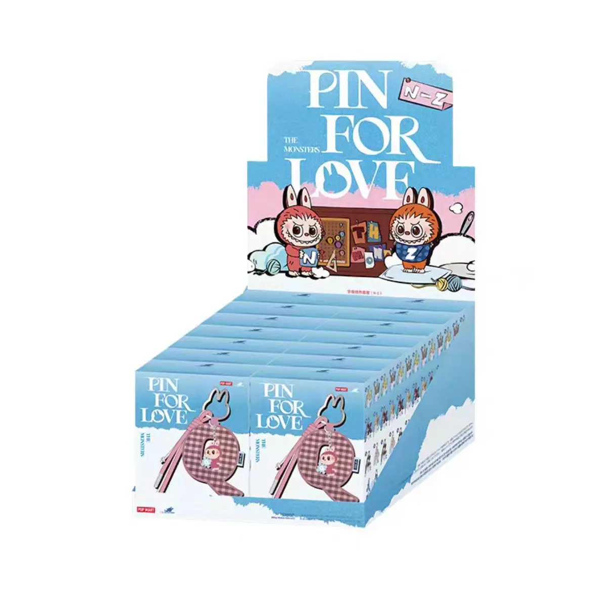 POP MART Labubu the Monsters Pin for Love Series Blind Box