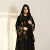 Embroidered vine two-piece set