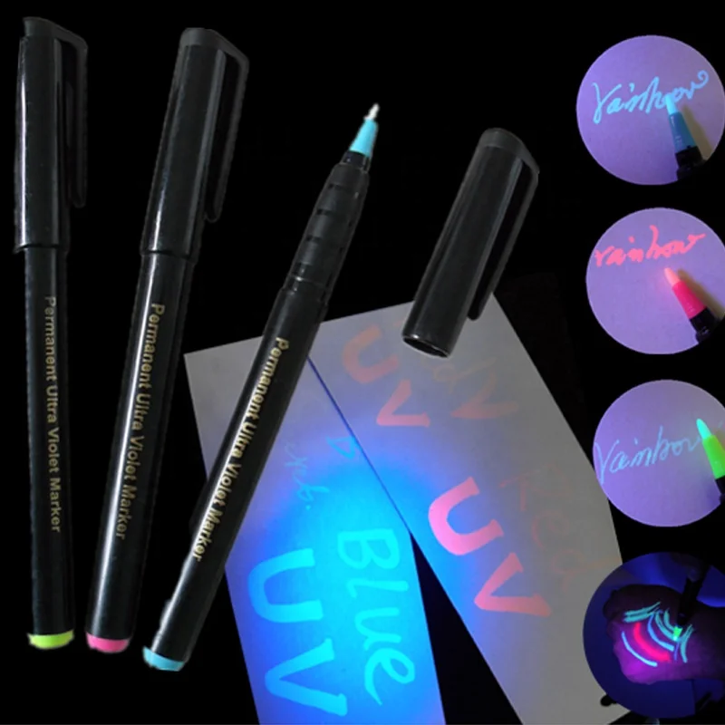 Permanent Ultra Violet Uv Marker Pen Uv Security Markers Tattoo Marker