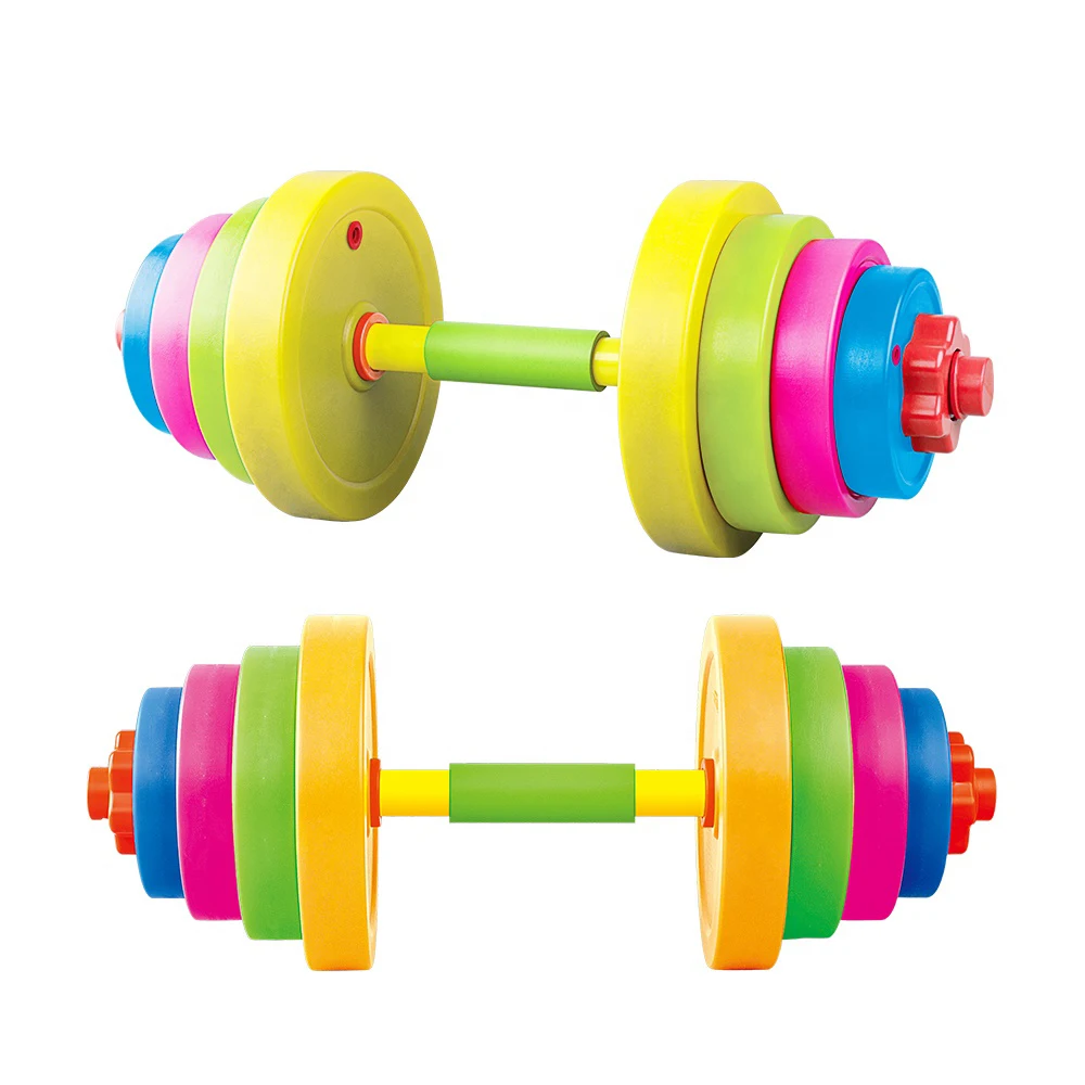 Children Mini Sports Game Exercise Weight Lifting Toy Dumbbell Set ...