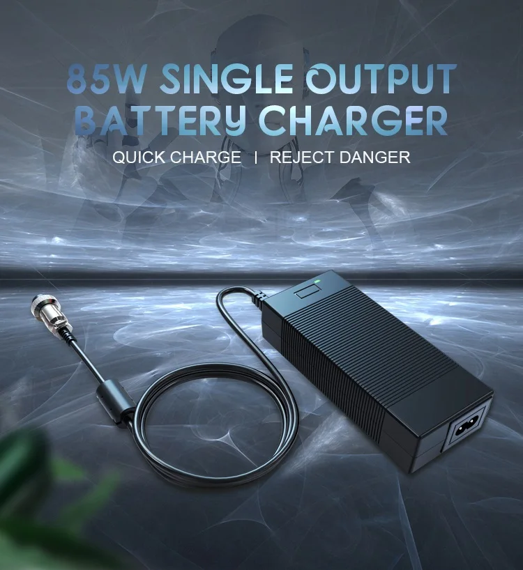 
 Gojusin  54.6V 1.5A battery charger for 48V 8ah for Electric bike hoverboard scooter in stock  