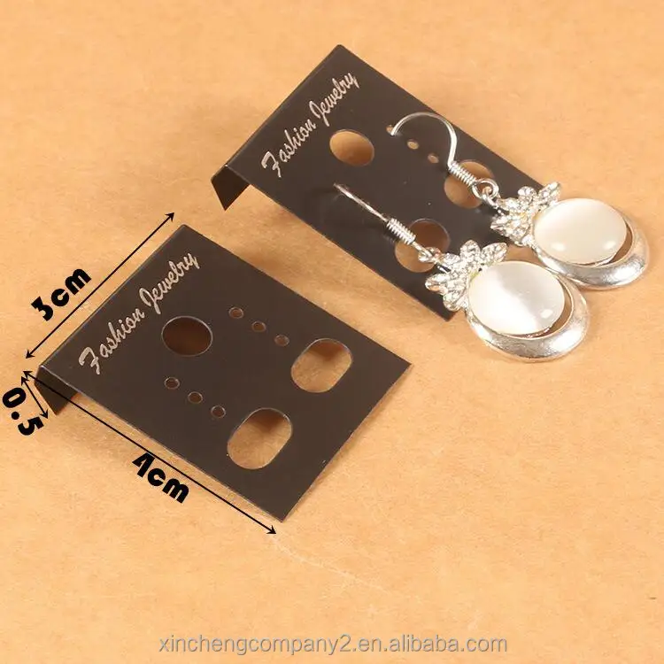 Eco Friendly Custom Die Cut Earring Cards Private Label Holder Backing ...