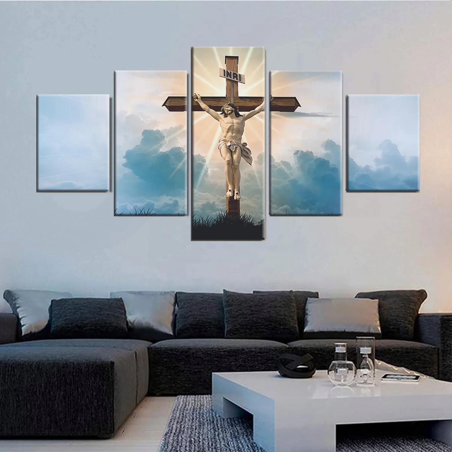 Printed Posters Of Jesus Wall Art Christian Faith Living Room ...