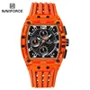 5 Orange Case Black Dial