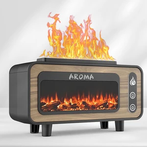 High Quality Portable Aromatherapy Essential Oil Diffuser Colorful Flame for Household Car Hotel for Fireplace Installation