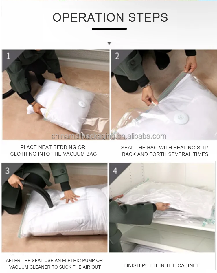 20 Pack Vacuum Storage Bag For Clothing Packaging Buy Vacuum Storage Bags For Clothes,Vacuum