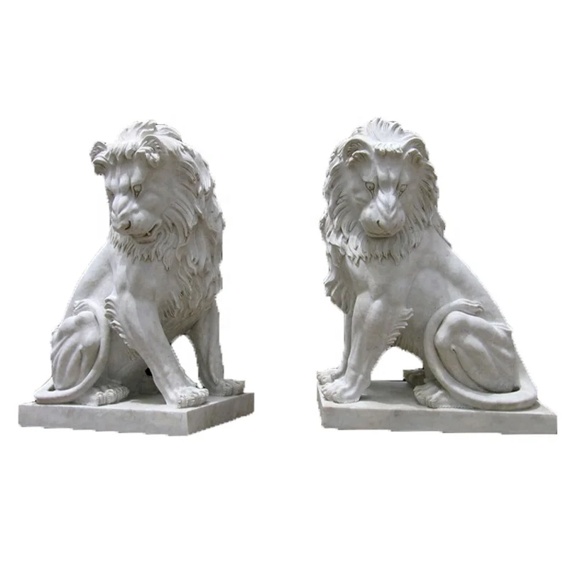 Hand Carved Natural Lions Stone Statue Sculpture Mold Buy Lion Stone