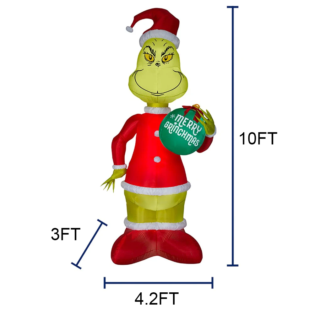 Custom Size Shape Cartoon Monster Grinch Christmas Decoration For ...