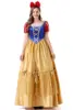 Giallo [Vestito+Fascia per capelli+Fiocco grande sulla schiena]