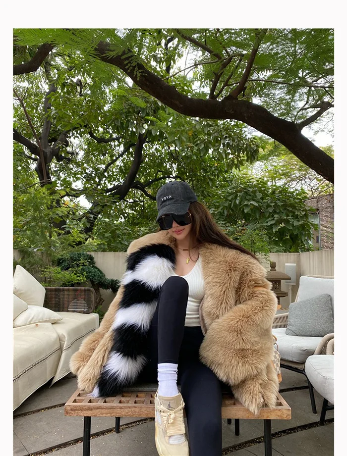 Shop Our 2021 Winter Coats Faux Fox Fur Jackets for Women