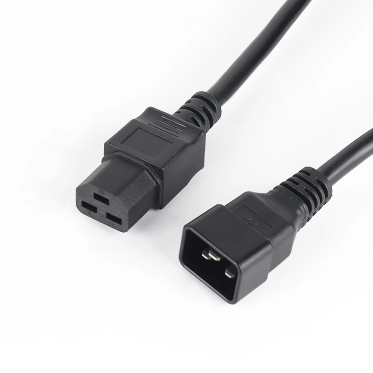 Wholesale Factory Price High Quality Male to Female IEC C20 C21 PDU/UPS Extension Cord details