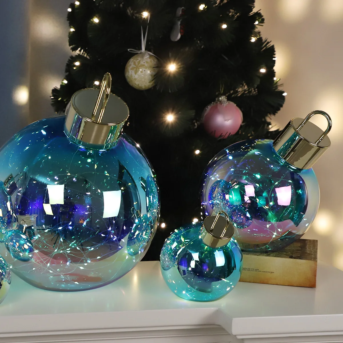 christmas glass accessories glass decoration ideas christmas ornaments big balls decorating christmas big balls