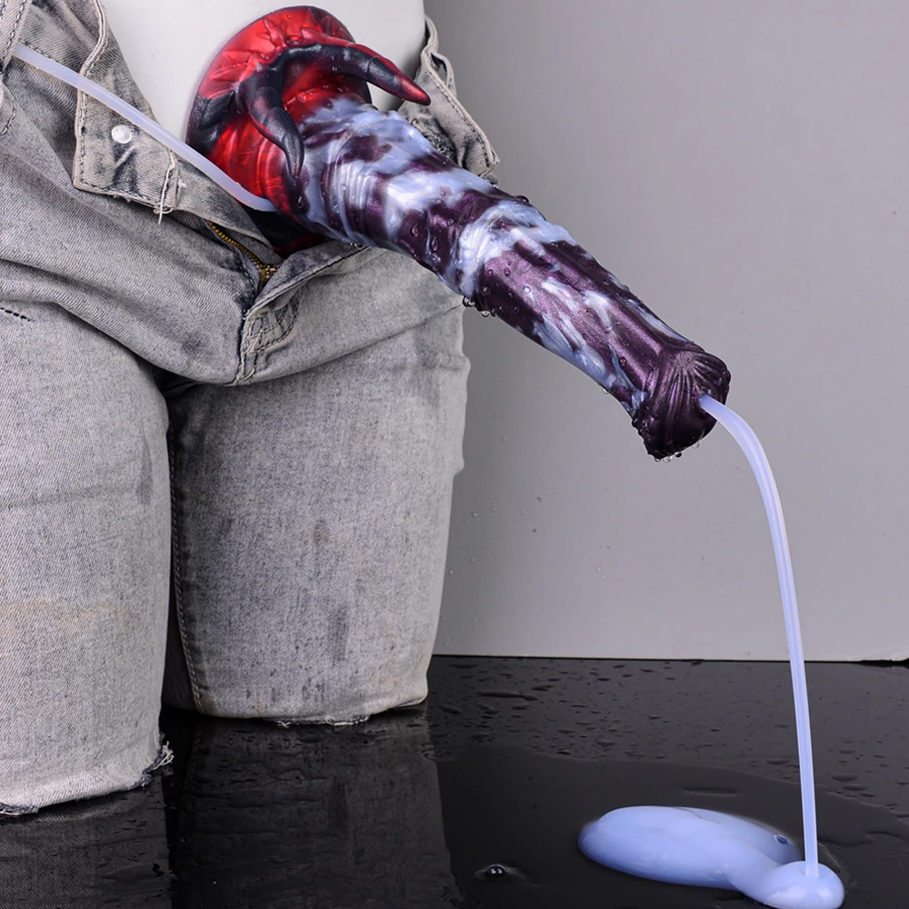 NNSX Ejakulierender Dildo mit Saugnapf Sprhflssigkeit Spritzender Pferde-Dildo Spritzender Penis Anales Prostata-Spiel Alien-Penis Sexspielzeug NNSX Ejakulierender Dildo mit Saugnapf Sprhflssigkeit Spritzender Pferde-Dildo Spritzender Penis Anales Prostata-Spiel Alien-Penis Sexspielzeug