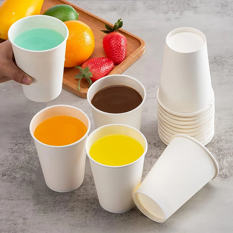 High Quality 6.5 Oz Use And Through Compostable Foldable Paper Cup For ...