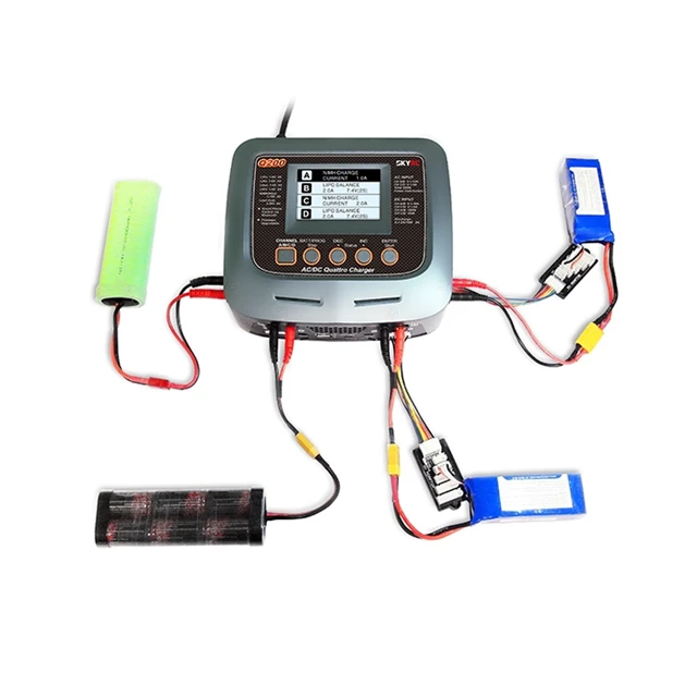 SKY RC Q200充電器 SkyRC Q200 Quattro AC/DC 2X100W & 2X50W Lipo Battery Charger