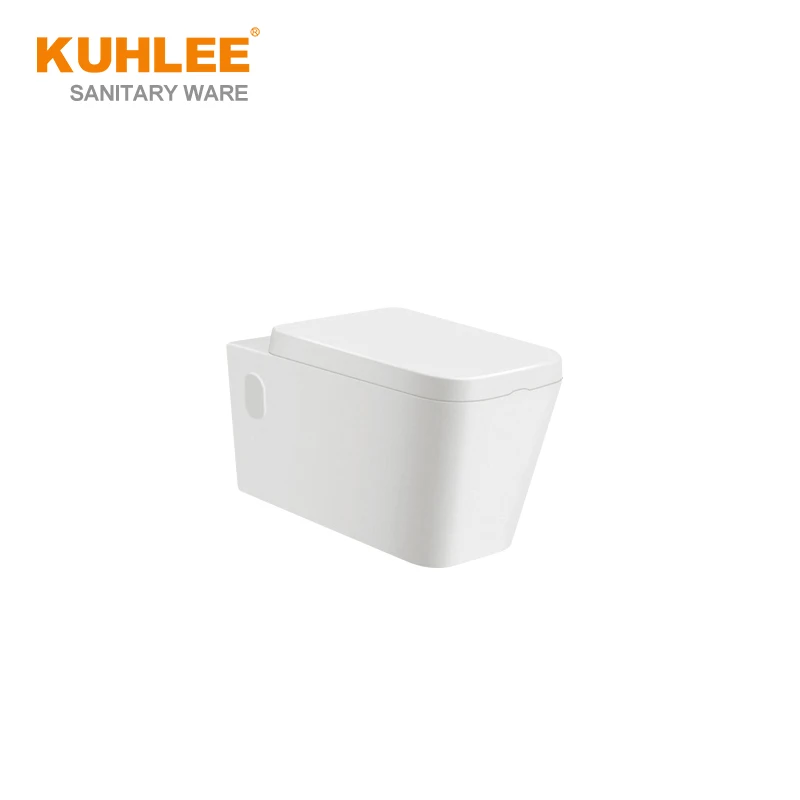 Square White Toilet Sets Ceramic Bathroom Sanitary Ware Toilet Bowl Sets With Sink Suites