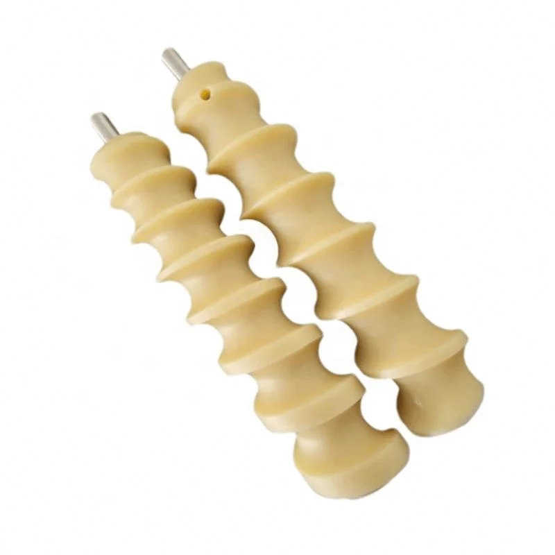 Custom Milling Machining Conveyor Screw Sawdust Small Big Auger Pe Uhmwpe1000 Nylon Spiral Screws for Plastic
