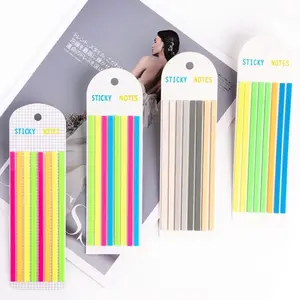 Index Tabs Waterproof  Coloring Custom Index Sticky Notes OEM Student Adhesive Slenderness Index Tabs Stationery Sticky Note