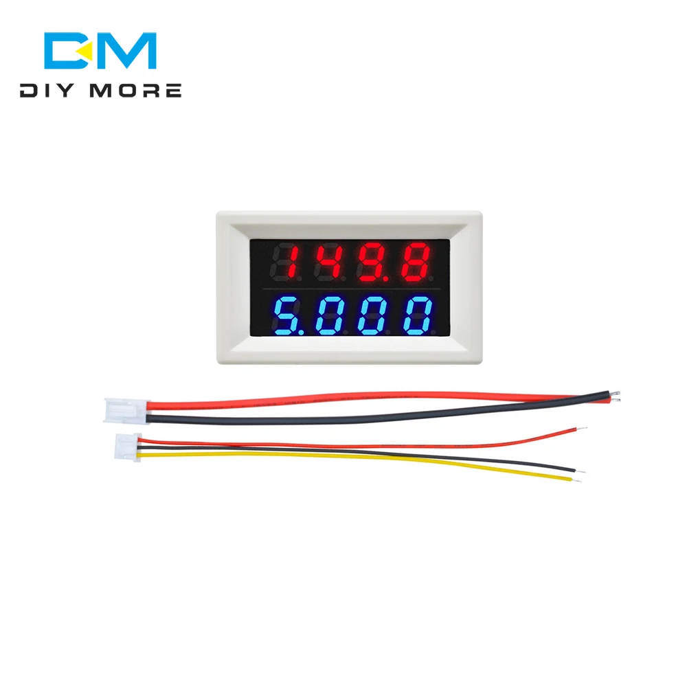 4 Digit DC 4V 28V 0.28 inch LED Dual Display Digital Thermometer w