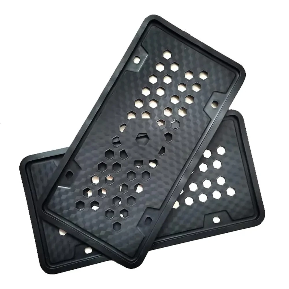 OEM Plate HolderBlack Fashion Factory Wholesale Silicone Car License Plate Frame Holder Easy Install